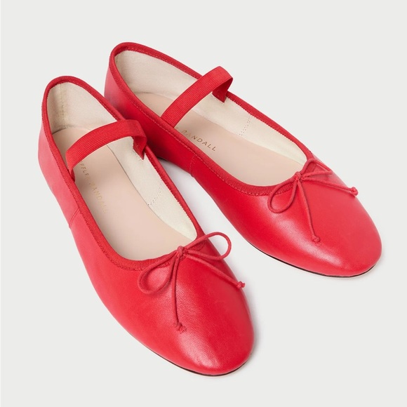 Loeffler Randall Leonie red leather ballet flats - Picture 2 of 7